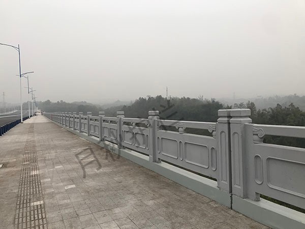 重庆公路护栏（石材栏杆）观月2号桥应用实例